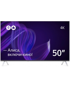 50" (127 см) Телевизор LED Яндекс Умный телевизор с Алисой черный | emobi