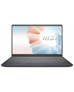 Ноутбук MSI Modern 14 B11MOU-1239RU, 14",  IPS, Intel  Core i5  1155G7, 256ГБ SSD,  Intel Iris Xe graphics , темно-серый | emobi
