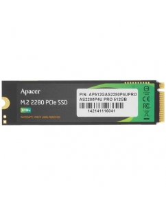 Купить 512 ГБ SSD M.2 накопитель Apacer AS2280P4U PRO [AP512GAS2280P4UPRO-1] в E-mobi