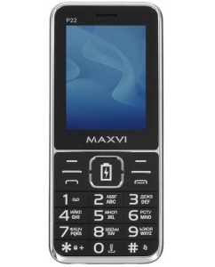 Купить Сотовый телефон Maxvi P22 черный в E-mobi