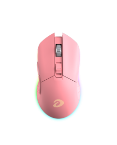 Мышь беспроводная/проводная Dareu EM901 розовый | emobi
