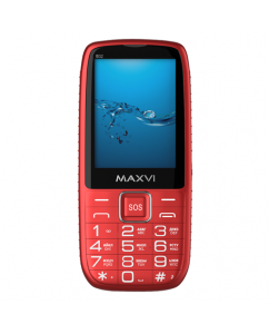 Купить Сотовый телефон Maxvi B32 красный в E-mobi