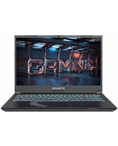 Ноутбук игровой GIGABYTE G5, 15.6",  IPS, Intel Core i5 12500H, 12-ядерный, 8ГБ DDR4, 512ГБ SSD,  NVIDIA GeForce  RTX 4050 для ноутбуков - 6 ГБ, черный  | emobi
