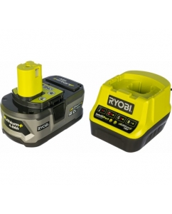 Набор Ryobi ONE+ RC18120-140 5133003360 аккумулятор (18 В; 4.0 A*ч; Li-Ion) и зарядное устройство RC18120 | emobi