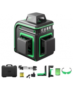 Купить Лазерный уровень ADA Cube 3-360 GREEN Ultimate Edition А00569 в E-mobi