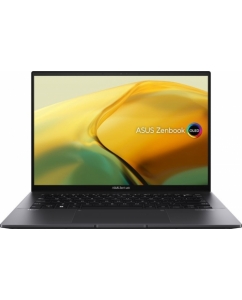 Ноутбук ASUS Zenbook 14 UM3402YA-KP660, 14",  IPS, AMD Ryzen 7 7730U, 8-ядерный, 16ГБ LPDDR4, AMD Radeon , черный  | emobi