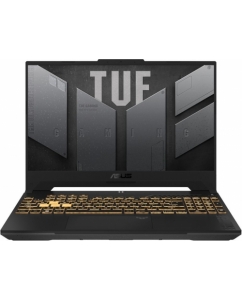 Ноутбук игровой ASUS TUF Gaming F15 FX507ZV4-LP130W, 15.6",  IPS, Intel Core i7 12700H, 14-ядерный, 16ГБ DDR4, 512ГБ SSD,  NVIDIA GeForce  RTX 4060 для ноутбуков - 8 ГБ, серый  | emobi