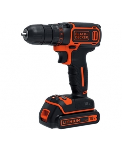 Аккумуляторная дрель-шуруповерт Black+Decker BDCDC18KB | emobi