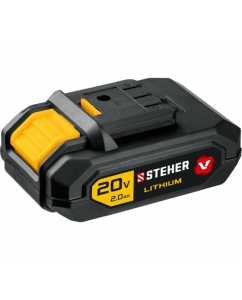 Купить Батарея аккумуляторная тип V1 (20 В; 2 Ач; Li-Ion) STEHER V1-20-2 в E-mobi