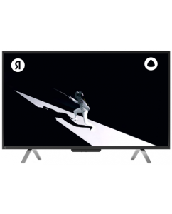 43" (108 см) Телевизор LED Яндекс ТВ Станция с Алисой черный | emobi