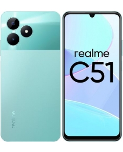6.74" Смартфон realme C51 128 ГБ зеленый | emobi