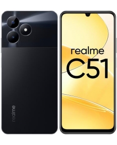 6.74" Смартфон realme C51 128 ГБ черный | emobi