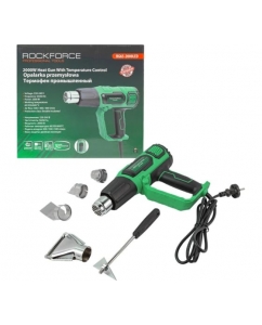 Купить Промышленный фен с насадками ROCKFORCE RF-HG65-2000LED в E-mobi