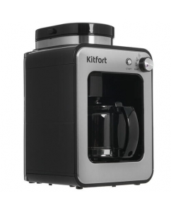 Кофеварка капельная Kitfort KT-777 серебристый | emobi