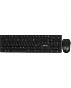 Купить Клавиатура+мышь беспроводная DEXP KM-1209BU черный в E-mobi