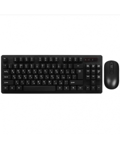 Клавиатура+мышь беспроводная DEXP KM-1203BU черный | emobi