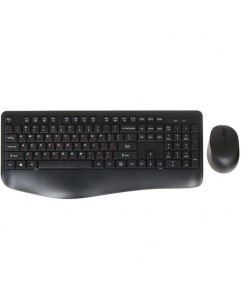 Купить Клавиатура+мышь беспроводная DEXP KM-104BU черный в E-mobi