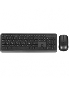 Купить Клавиатура+мышь беспроводная DEXP KW-3005BU черный в E-mobi
