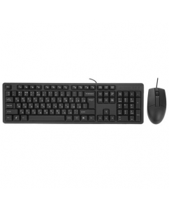 Купить Клавиатура+мышь проводная A4Tech KK-3330 черный в E-mobi