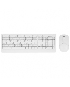 Клавиатура+мышь беспроводная A4Tech Fstyler FG1012 белый | emobi