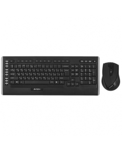 Клавиатура+мышь беспроводная A4Tech 9300F черный | emobi