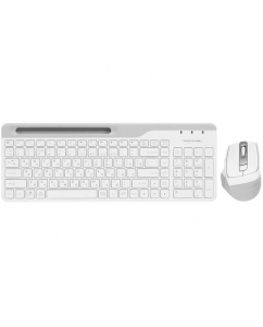 Купить Клавиатура+мышь беспроводная A4Tech Fstyler FB2535C белый в E-mobi