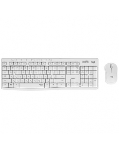 Клавиатура+мышь беспроводная Logitech Combo MK295 White белый | emobi