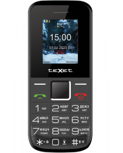 Сотовый телефон teXet TM-206 черный | emobi