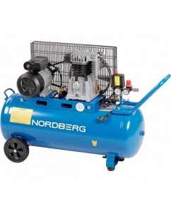 Купить Поршневой компрессор с ременной передачей NORDBERG 380В, 100 л, 390 л/мин NCE100/391 в E-mobi
