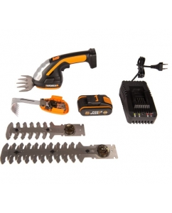 Аккумуляторные ножницы для стрижки травы и кустарников WORX АКБ 1x2 А*ч и ЗУ, в комплекте с тяпкой WG801E.5 | emobi