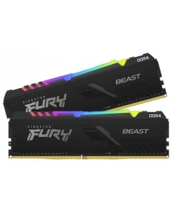 Оперативная память Kingston FURY Beast Black RGB [KF432C16BB12AK2/32] 32 ГБ | emobi