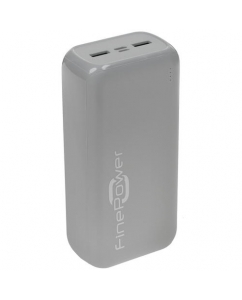 Портативный аккумулятор FinePower Jacked III серый | emobi