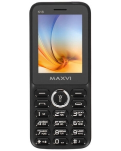 Купить Сотовый телефон Maxvi K18 черный в E-mobi