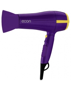 Купить Фен ECON ECO-BH221D фиолетовый/желтый в E-mobi