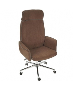 Кресло офисное TetChair CHARM ФЛОК коричневый | emobi