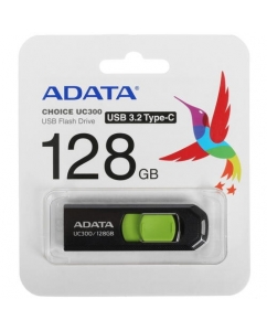 Память OTG USB Flash 128 ГБ ADATA UC300 [ACHO-UC300-128G-RBK/GN] | emobi