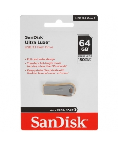 Память USB Flash 64 ГБ SanDisk Ultra Luxe [SDCZ74-064G-G46] | emobi