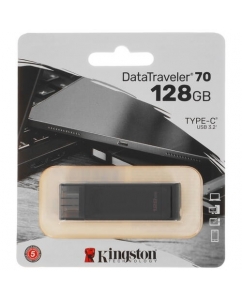 Память OTG USB Flash 128 ГБ Kingston DataTraveler 70 [DT70/128GB] | emobi
