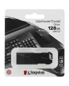 Память USB Flash 128 ГБ Kingston DataTraveler Exodia Onyx [DTXON/128GB] | emobi