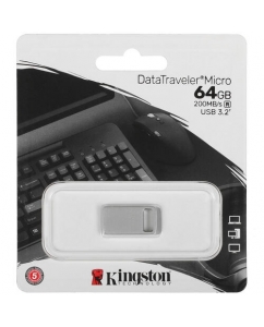 Память USB Flash 64 ГБ Kingston DataTraveler [DTMC3G2/64GB] | emobi