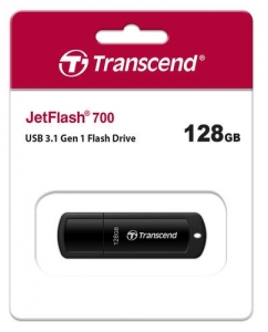 Память USB Flash 128 ГБ Transcend JetFlash 700 [TS128GJF700] | emobi