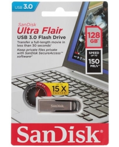 Память USB Flash 128 ГБ SanDisk Ultra Flair [SDCZ73-128G-G46] | emobi