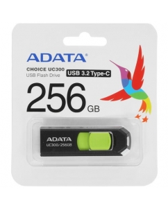 Память OTG USB Flash 256 ГБ ADATA UC300 [ACHO-UC300-256G-RBK/GN] | emobi