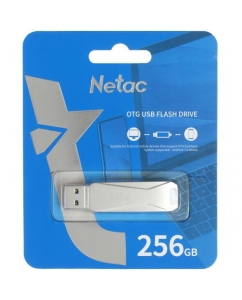 Память OTG USB Flash 256 ГБ Netac U782C [NT03U782C-256G-30PN] | emobi