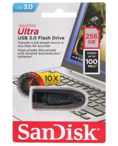 Купить Память USB Flash 256 ГБ SanDisk Ultra [SDCZ48-256G-U46] в E-mobi