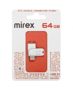 Память OTG USB Flash 64 ГБ Mirex Bolero [13600-IT3BLR64] | emobi