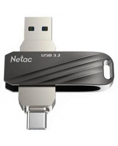 Память OTG USB Flash 128 ГБ Netac US11 [NT03US11C-128G-32BK] | emobi