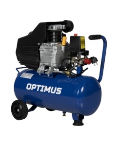 Поршневой компрессор Optimus 300л/мин, 2.2 кВт, 220 В, ресивер 24 л hd OPT-302430 | emobi