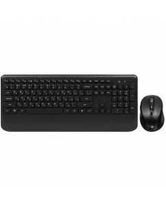 Купить Клавиатура+мышь беспроводная DEXP SMK-679612AG черный в E-mobi
