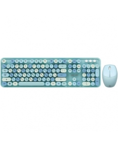 Клавиатура+мышь беспроводная DEXP Blue Candy синий | emobi